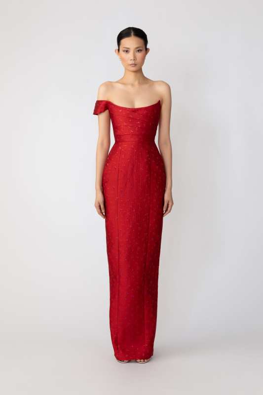 Jackson Jacquard Gown